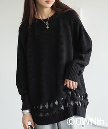 OWNth | ツイストヘムデザインニットトップス(ニット/セーター)