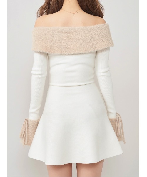 darich オフショルシャギーニットミニワンピース オフショルシャギーニットミニワンピース – Darich (ダーリッチ)