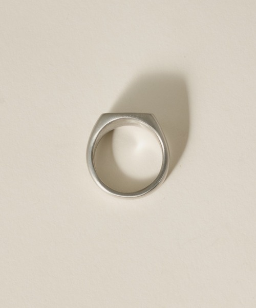 novice（ノーヴィス）の「【novice】Vintage Square Signet Ring［Stainless］（リング・メンズ・シルバー・FREE/19/14）」の6枚目の写真