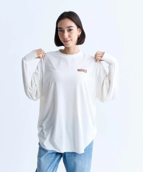 ROXY（ロキシー）の「SURF OASIS/ロキシーバックプリント長袖ロンT（Tシャツ/カットソー・レディース・ブラック/ホワイト/オレンジ/ブラック系その他・MEDIUM/LARGE/SMALL）」の10枚目の写真
