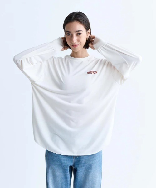 ROXY（ロキシー）の「SURF OASIS/ロキシーバックプリント長袖ロンT（Tシャツ/カットソー・レディース・ブラック/ホワイト/オレンジ/ブラック系その他・MEDIUM/LARGE/SMALL）」の11枚目の写真