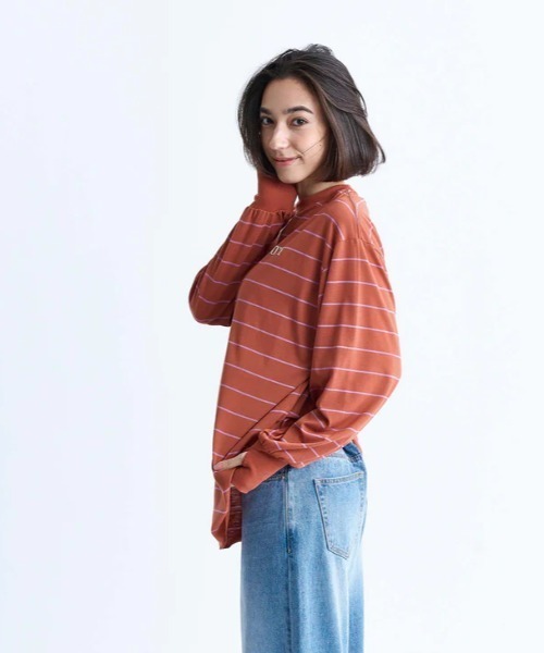 ROXY（ロキシー）の「SURF OASIS/ロキシーバックプリント長袖ロンT（Tシャツ/カットソー・レディース・ブラック/ホワイト/オレンジ/ブラック系その他・MEDIUM/LARGE/SMALL）」の14枚目の写真