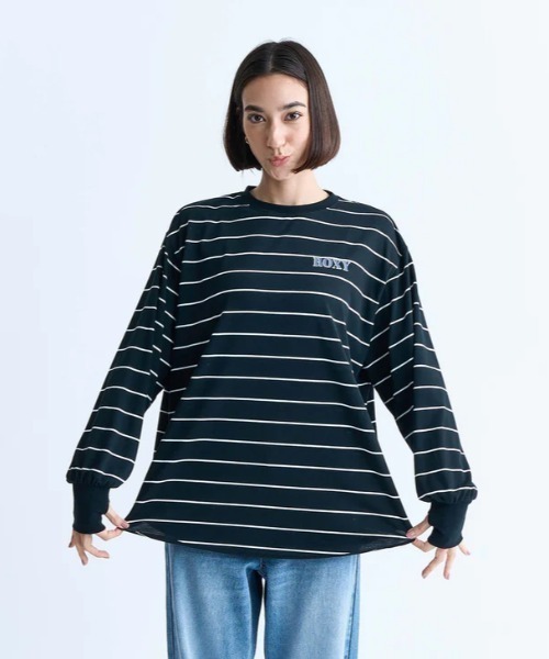 ROXY（ロキシー）の「SURF OASIS/ロキシーバックプリント長袖ロンT（Tシャツ/カットソー・レディース・ブラック/ホワイト/オレンジ/ブラック系その他・MEDIUM/LARGE/SMALL）」の5枚目の写真