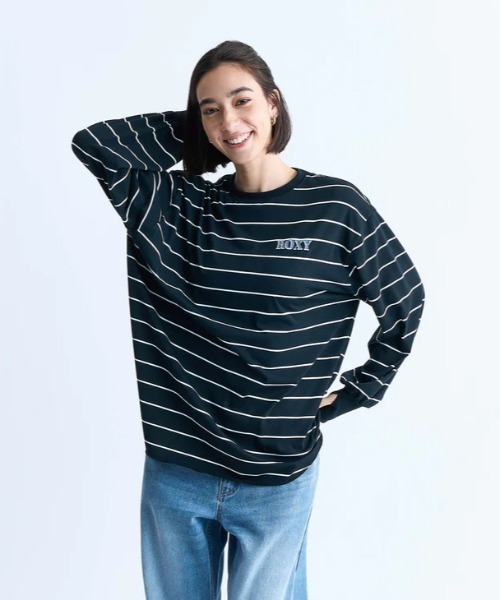 ROXY（ロキシー）の「SURF OASIS/ロキシーバックプリント長袖ロンT（Tシャツ/カットソー・レディース・ブラック/ホワイト/オレンジ/ブラック系その他・MEDIUM/LARGE/SMALL）」の6枚目の写真