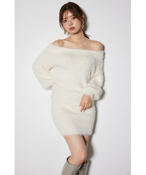 ブルネロクチネリ ニットワンピース オフホワイト ブルネロクチネリ