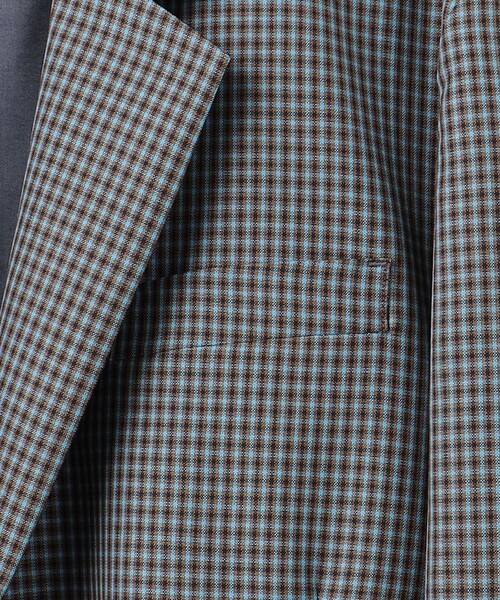 6（ロク）の「＜6(ROKU)＞チェック ビッグ ジャケット（テーラード  