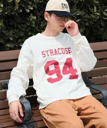 WEGO | WEGO/【24年秋冬新作】ナンバリングフットボールBIGロン T(Tシャツ/カットソー)