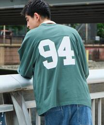 WEGO/ナンバリングフットボールBIGロン T
