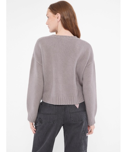 Guess（ゲス）の「GUESS Originals Vintage Graphic Sweater セーター レディース（ニット/セーター・レディース・ブラック/ワインレッド/グレー系その他・SMALL/X-SMALL/MEDIUM）」の8枚目の写真