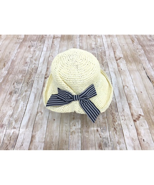 PLAYBOY（プレイボーイ）の「【完売】【Radellia】 リボンペーパークロッシェ（ハット・レディース・アイボリー/ホワイト/ベージュ・FREE）」の6枚目の写真