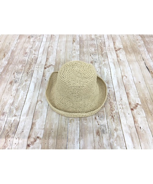 PLAYBOY（プレイボーイ）の「【完売】【Radellia】 リボンペーパークロッシェ（ハット・レディース・アイボリー/ホワイト/ベージュ・FREE）」の9枚目の写真