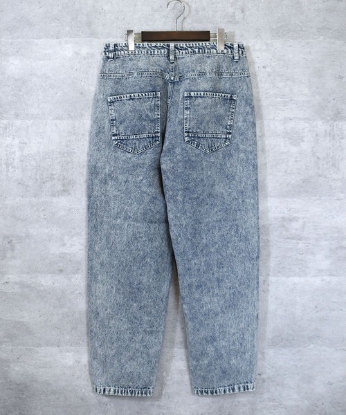 Anytime Songs（エニータイムソングス）の「vintage like loose fit tapered denim pants/ヴィンテージ ライク ルーズフィット テーパード デニムパンツ（デニムパンツ・メンズ・ブラック系その他/ケミカルウォッシュ/ブラック・M/L/XL）」の6枚目の写真
