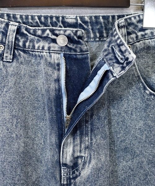 Anytime Songs（エニータイムソングス）の「vintage like loose fit tapered denim pants/ヴィンテージ ライク ルーズフィット テーパード デニムパンツ（デニムパンツ・メンズ・ブラック系その他/ケミカルウォッシュ/ブラック・M/L/XL）」の10枚目の写真