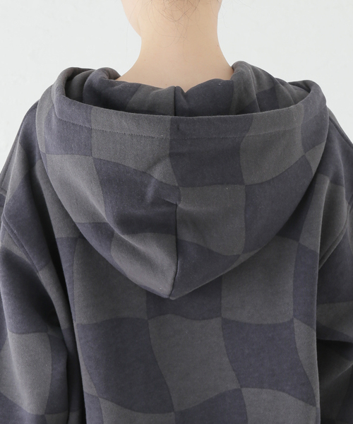 ♦Dime♦クラシック チェックメイト ジップ パーカー セール】【Dime/ダイム】 CLASSIC CHECKMATE ZIP-HOODIE：裏起毛