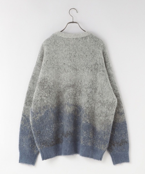 LOWRYS FARM（ローリーズファーム）の「アブストラクトジャガードニット 132883（ニット/セーター・メンズ・グリーン/グレー/ブルー・FREE）」の22枚目の写真