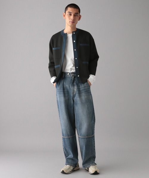 O0u（オーゼロユー）の「【figurey knit】4ポケットカーディガン