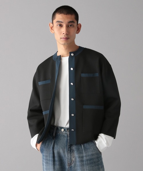 O0u（オーゼロユー）の「【figurey knit】4ポケットカーディガン 139804（カーディガン/ボレロ・レディース・ベージュ/ブラック/ネイビー・FREE）」の14枚目の写真