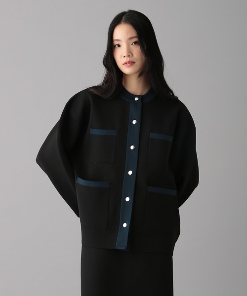 O0u（オーゼロユー）の「【figurey knit】4ポケットカーディガン