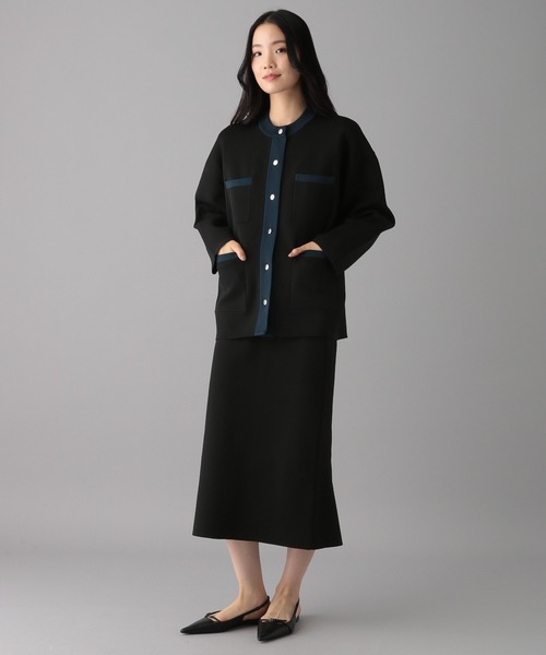 プロフ確認YU♡RI ★SALE★【極美品】イエナ ジャケットカーディガン O0u（オーゼロユー）の「【figurey knit】4ポケットカーディガン