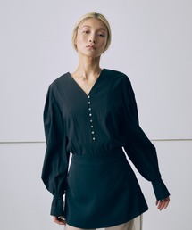 Mutton Sleeve 2Way Blouse