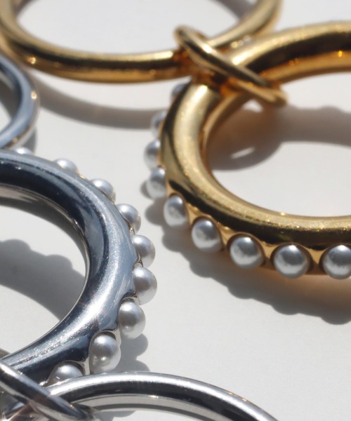 abaskdesign（アバスクデザイン）の「金属アレルギー対応 コネクテッドステンレスリング（リング・レディース・シルバー/ゴールド/マルチ/シルバー系その他/ゴールド系その他/シルバー系その他2/シルバー系その他3/A/B/クリア・11号/13号/16号/18号）」の21枚目の写真