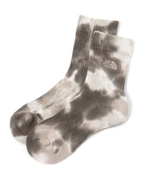 THE NORTH FACE(ザノースフェイス)の「【HEREIAM】THE NORTH FACE/Tie Dye CrewSox(ソックス/靴下・レディース・ネイビー/モカ/パープル・MEDIUM/SMALL)」の2枚目の写真