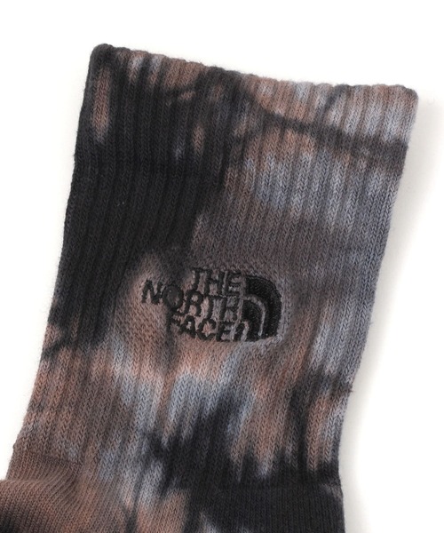 THE NORTH FACE(ザノースフェイス)の「【HEREIAM】THE NORTH FACE/Tie Dye CrewSox(ソックス/靴下・レディース・ネイビー/モカ/パープル・MEDIUM/SMALL)」の4枚目の写真