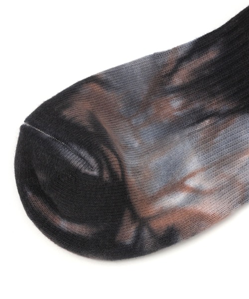 THE NORTH FACE(ザノースフェイス)の「【HEREIAM】THE NORTH FACE/Tie Dye CrewSox(ソックス/靴下・レディース・ネイビー/モカ/パープル・MEDIUM/SMALL)」の6枚目の写真
