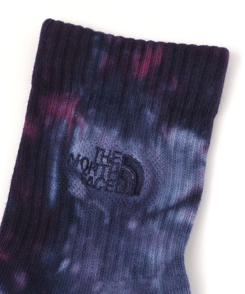 THE NORTH FACE(ザノースフェイス)の「【HEREIAM】THE NORTH FACE/Tie Dye CrewSox(ソックス/靴下・レディース・ネイビー/モカ/パープル・MEDIUM/SMALL)」の7枚目の写真