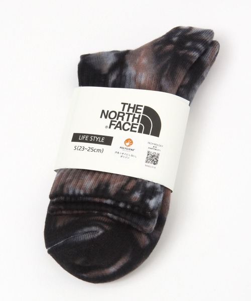 THE NORTH FACE(ザノースフェイス)の「【HEREIAM】THE NORTH FACE/Tie Dye CrewSox(ソックス/靴下・レディース・ネイビー/モカ/パープル・MEDIUM/SMALL)」の9枚目の写真