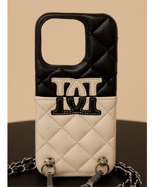 バイカラーダイカットロゴiPhoneケース（スマホケース/カバー