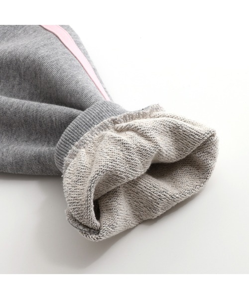 JENNI love（ジェニィラブ）の「【コットン100％】ダブルラインハーフZIPワンピ（ワンピース・キッズ・グレー/ブラック・130cm/140cm/150cm/160cm）」の19枚目の写真