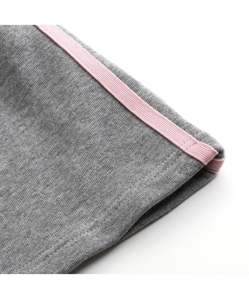 JENNI love（ジェニィラブ）の「【コットン100％】ダブルラインハーフZIPワンピ（ワンピース・キッズ・グレー/ブラック・130cm/140cm/150cm/160cm）」の21枚目の写真