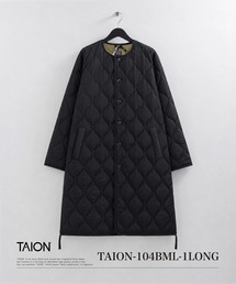 【TAION(タイオン)】〈ユニセックス〉ミリタリー クルーネック ダウンコート