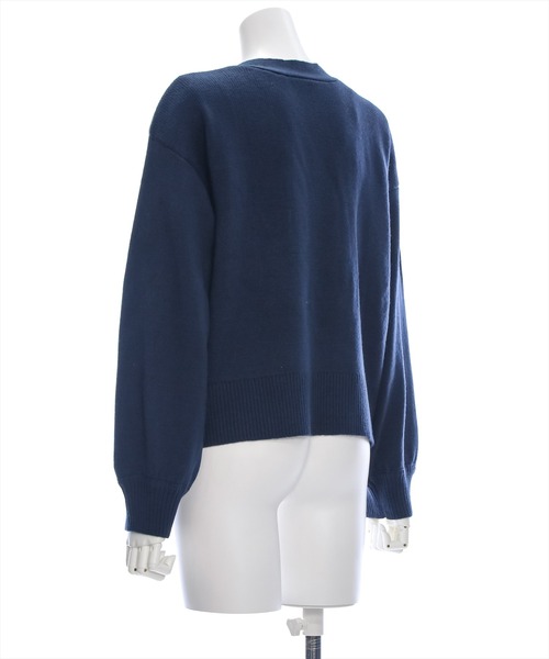 clear（クリア）の「アーガイル柄カーディガン [大人 カジュアル 着回し力抜群]≪再入荷≫（カーディガン/ボレロ・レディース・アイボリー/ネイビー/ベージュ・F）」の11枚目の写真