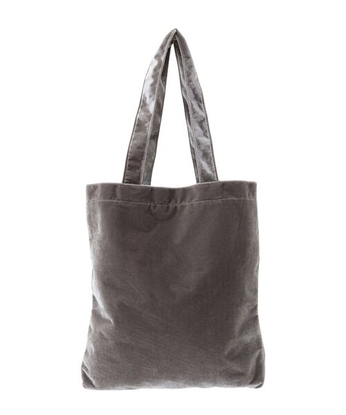 earth music&ecology（アースミュージックアンドエコロジー）の「ベロアトートバッグ（トートバッグ・レディース・グレー/ピンク/アイボリー・FREE）」の16枚目の写真