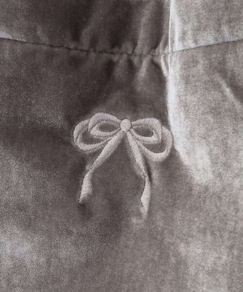 earth music&ecology（アースミュージックアンドエコロジー）の「ベロアトートバッグ（トートバッグ・レディース・グレー/ピンク/アイボリー・FREE）」の20枚目の写真