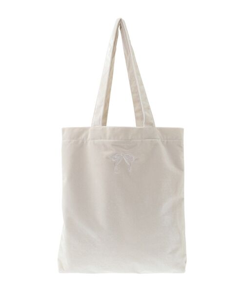 トートバッグ♡White Rose3点+他1点 セール】ベロアトートバッグ（トートバッグ）｜earth music&ecology