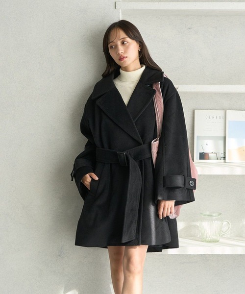 earth music&ecology（アースミュージックアンドエコロジー）の「ベロアトートバッグ（トートバッグ・レディース・グレー/ピンク/アイボリー・FREE）」の4枚目の写真