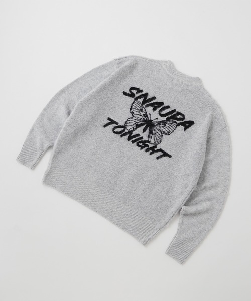 Snap club】モヘアライクグラフィックニット（ニット/セーター）｜Snap