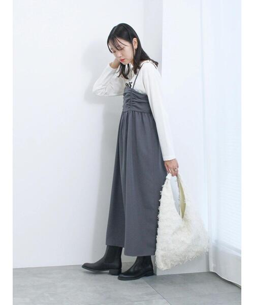 Samansa Mos2 blue（サマンサモスモスブルー）の「ふくれジャカードトートバッグ（ハンドバッグ・レディース・オフホワイト/ブラック・F）」の7枚目の写真