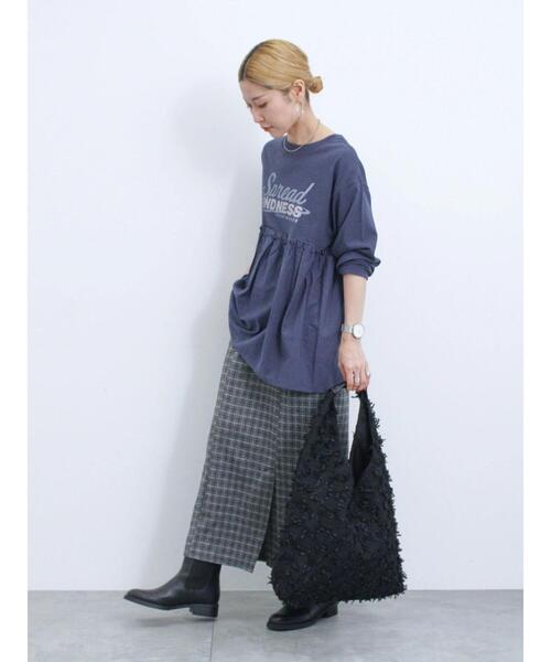 Samansa Mos2 blue（サマンサモスモスブルー）の「ふくれジャカードトートバッグ（ハンドバッグ・レディース・オフホワイト/ブラック・F）」の22枚目の写真