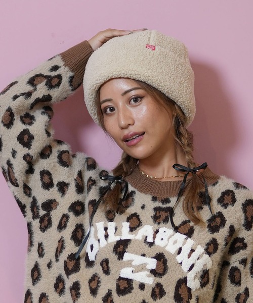 Manhattan Portage(マンハッタンポーテージ)の「Manhattan Portage/マンハッタンポーテージ ビーニー BOA WATCH CAP MP301(ニットキャップ/ビーニー・メンズ・ブラック/ベージュ・FREE)」の2枚目の写真