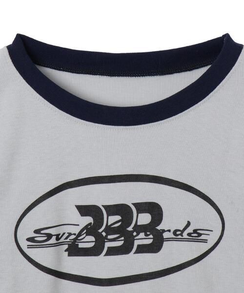 dispark(ディスパーク)の「DISPARK/BBB2トーンカラースリーブトップス(Tシャツ/カットソー・レディース・ネイビー/ブラウン・FREE)」の16枚目の写真