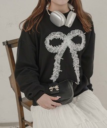 チュールリボンスウェット/WEB/EC限定商品