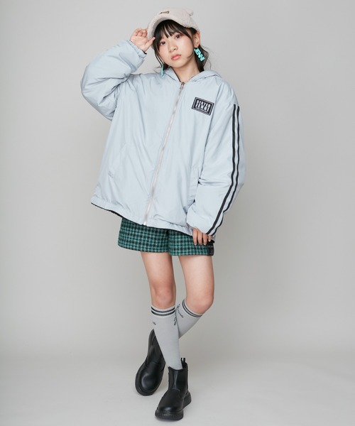SISTER JENNI(SISTER JENNI)の「ボア×タフタリバーシブルブルゾン(ブルゾン・キッズ・ブラック/アイボリー・160cm/150cm/130cm/140cm)」の16枚目の写真