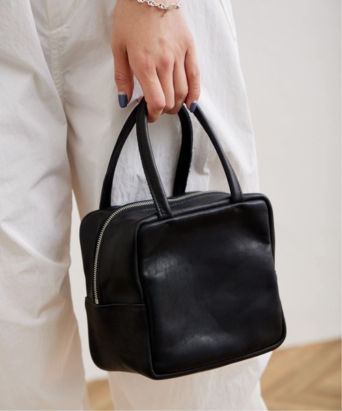 FRAMeWORK(フレームワーク)の「≪追加≫MORMYRUS/モルミルス leather square バッグ(ハンドバッグ・レディース・ブラック・FREE)」の17枚目の写真