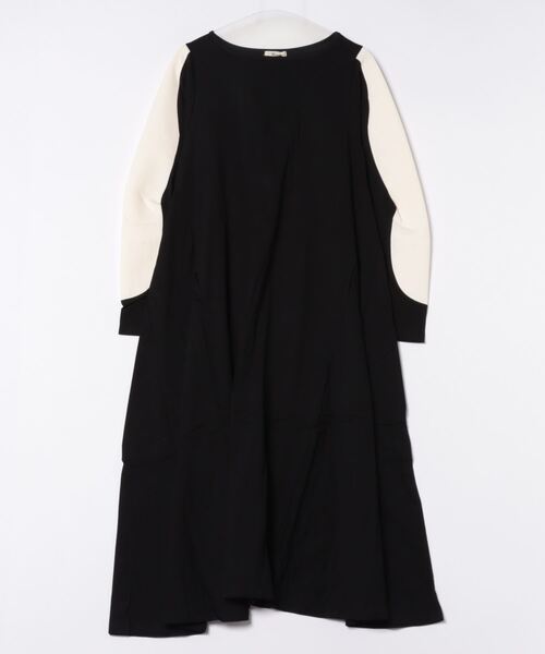 【セール】うねうねスリーブワンピース(ワンピース)|unica(ユニカ) 【セール】うねうねスリーブワンピース(ワンピース)|unica(ユニカ)