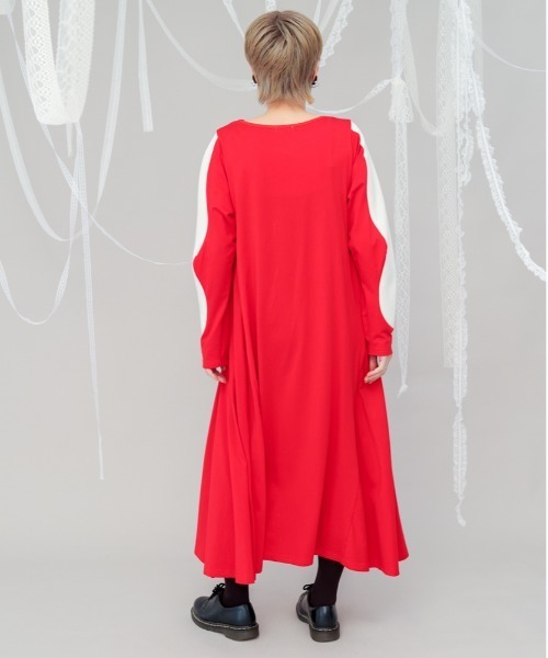 【セール】うねうねスリーブワンピース(ワンピース)|unica(ユニカ) 【セール】うねうねスリーブワンピース(ワンピース)|unica(ユニカ)