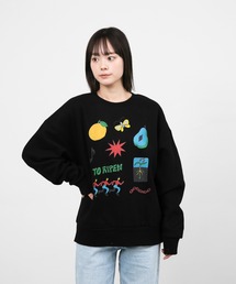 “FRUIT” Midori Komatsu 裏起毛クルースウェット